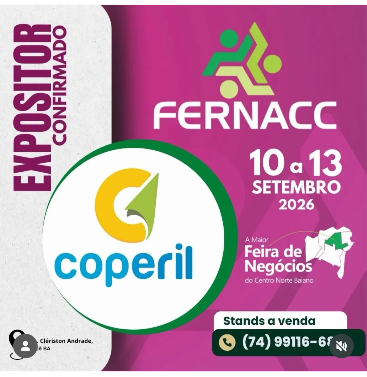 Venda de estante da Fernacc