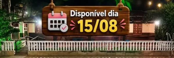 Card Promocional de aluguel da Chácara